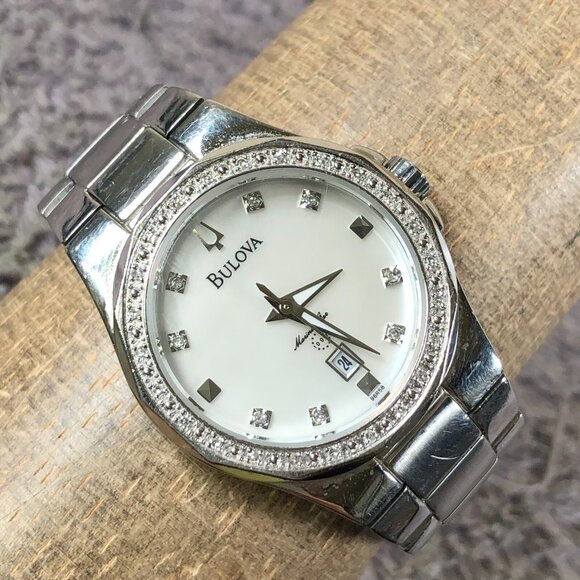 Bulova Marine Star Women's Quartz 30mm  Dress Watch - Picture 1 of 4